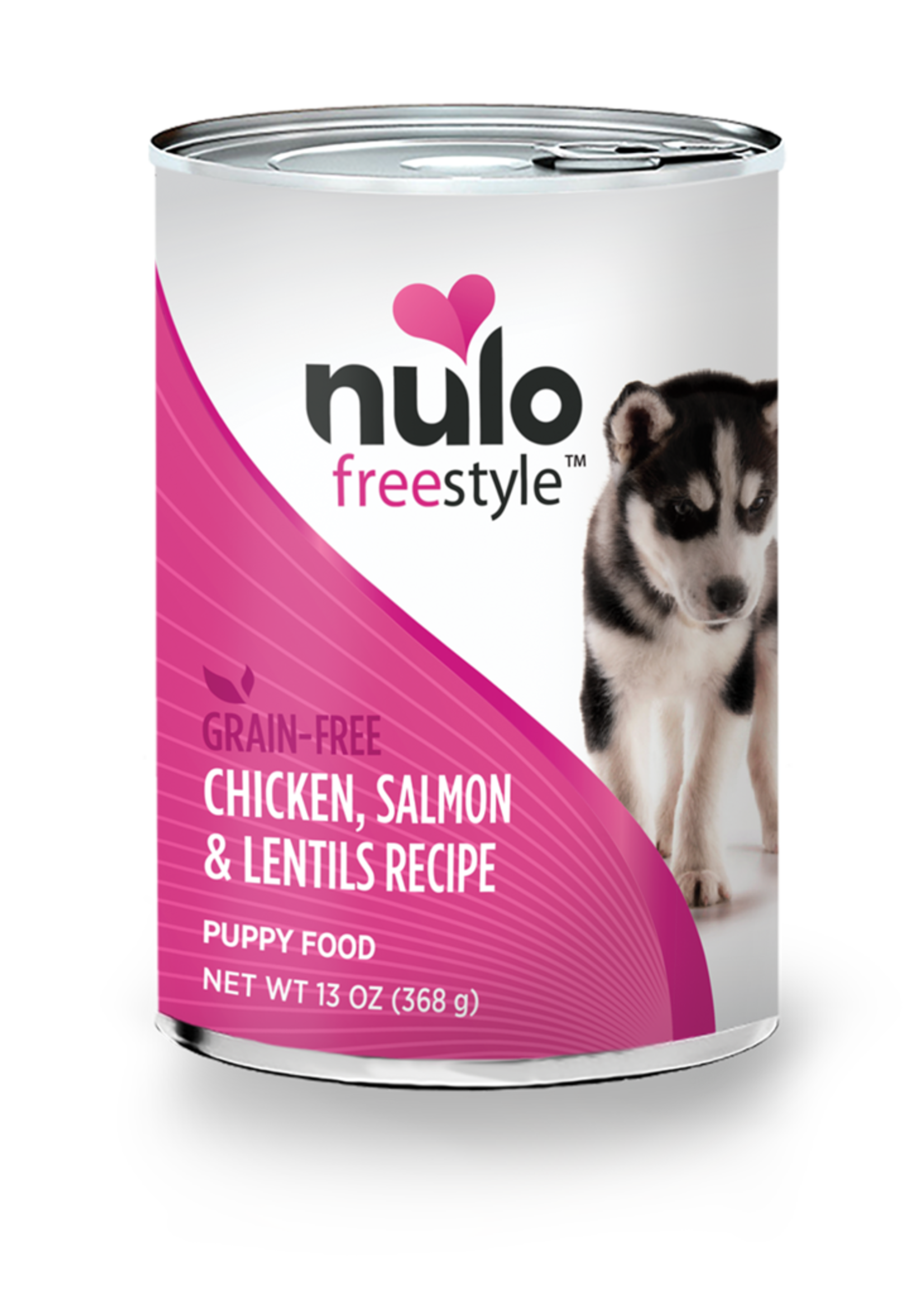 Nulo Nulo Freestyle Dog Can Puppy Chicken, Salmon, and Lentils 13 oz