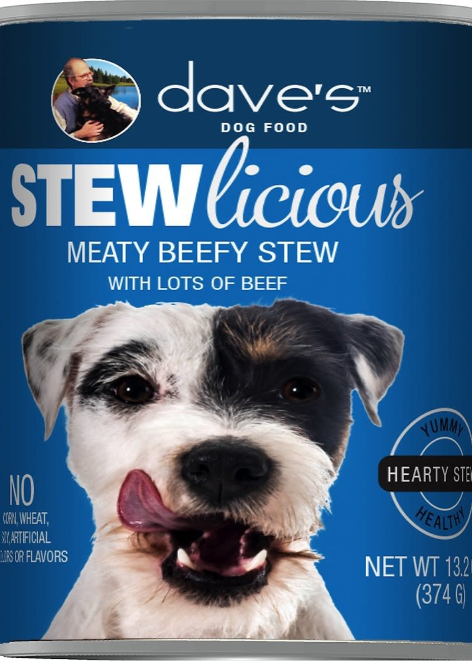 Dave's Pet Food Dave's Dog Can Stewlicious Meaty Beefy 13 oz