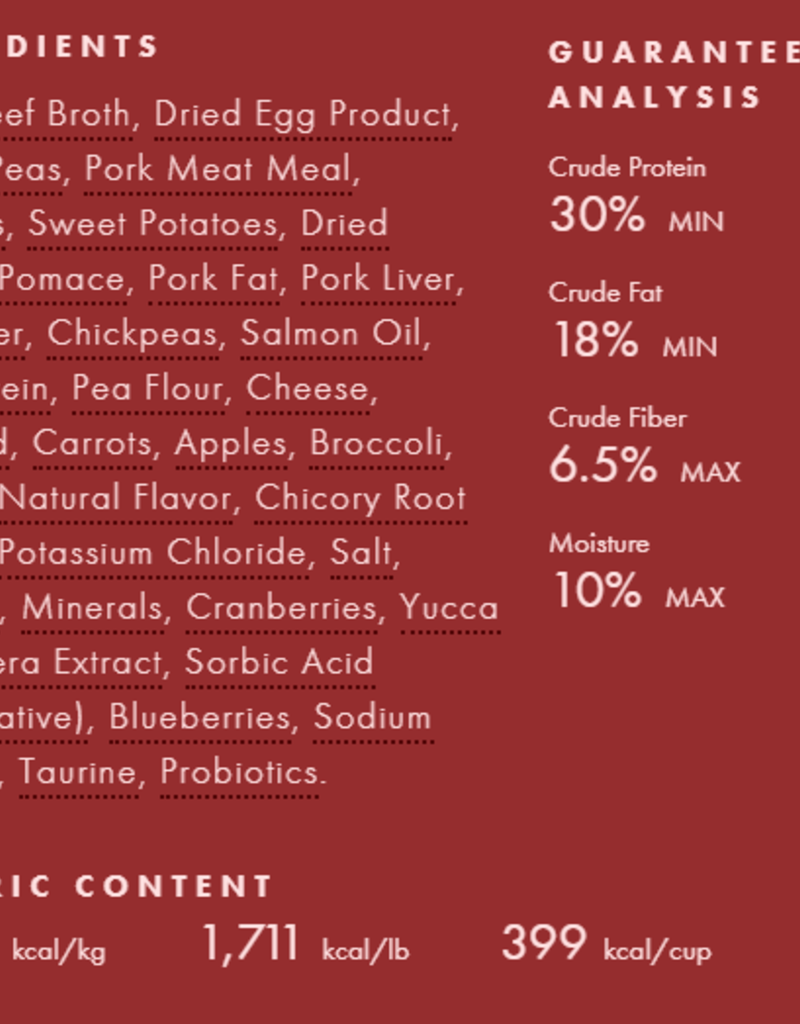fromm beef frittata veg dog food