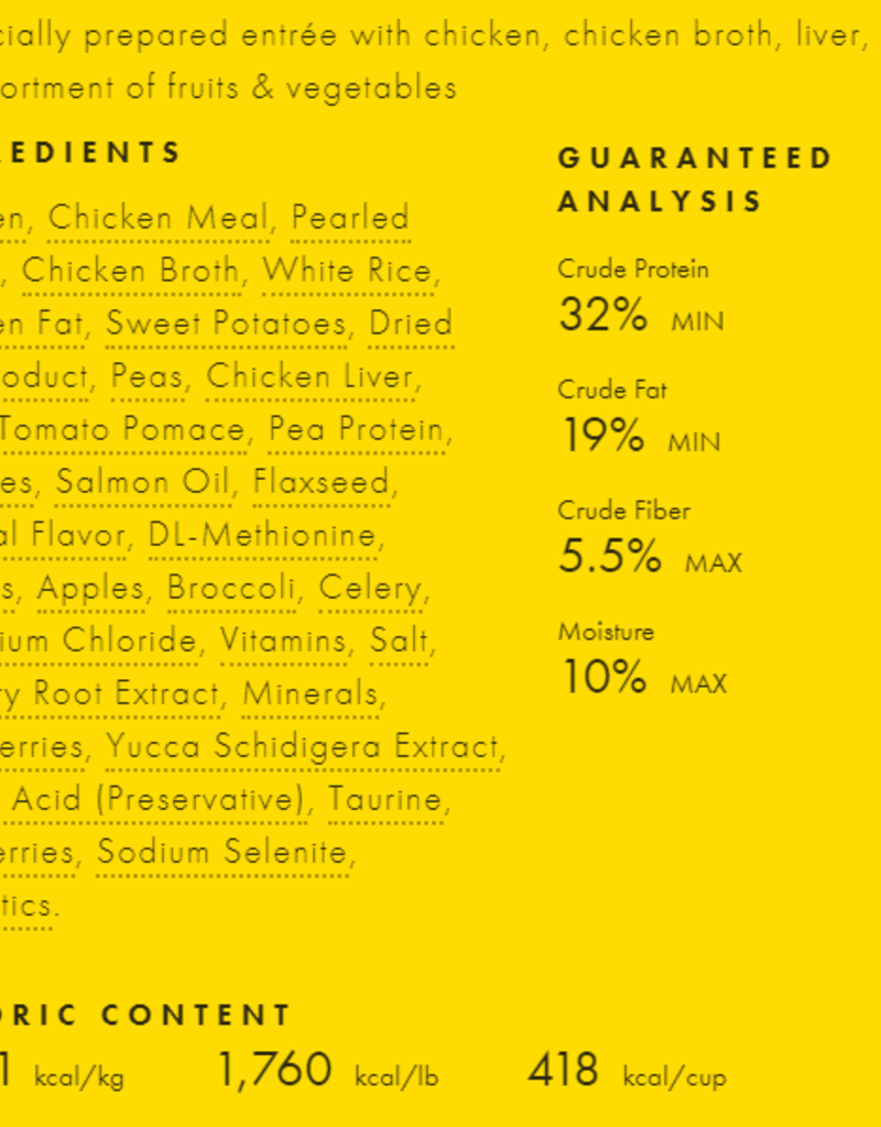 fromm chicken a la veg cat food