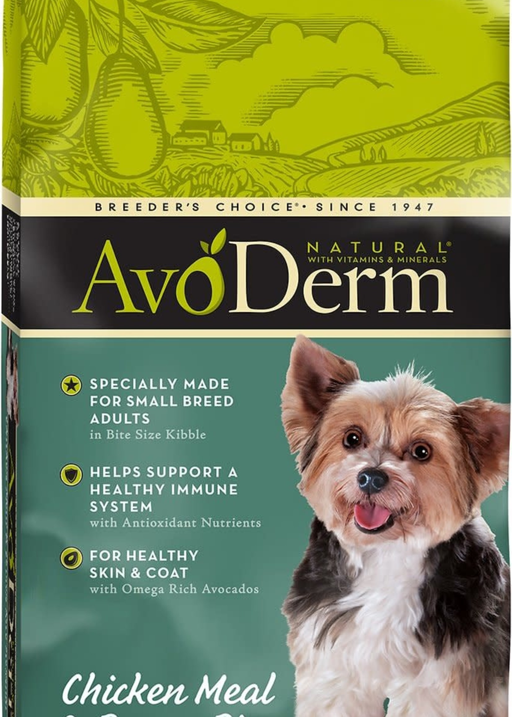 AvoDerm by Breeder's Choice AvoDerm Dog Dry Chicken and Rice Small Breed