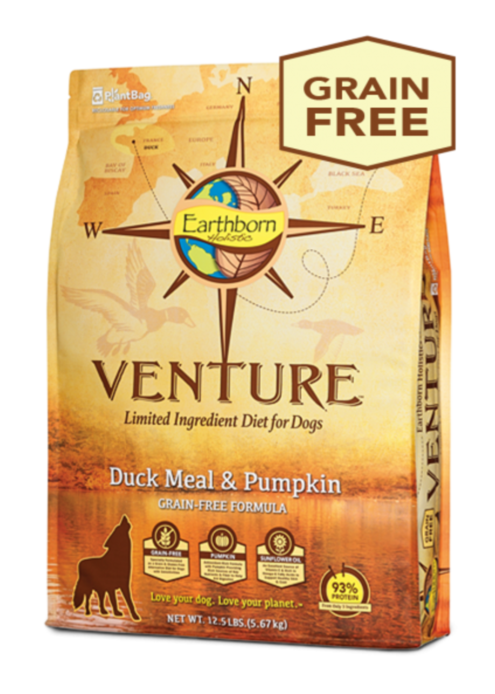 Earthborn by Midwestern Pet Earthborn Dog Dry Venture Duck and Pumpkin