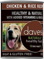 Dave's Pet Food Dave's Dog Can Naturally Healthy Chicken and Rice