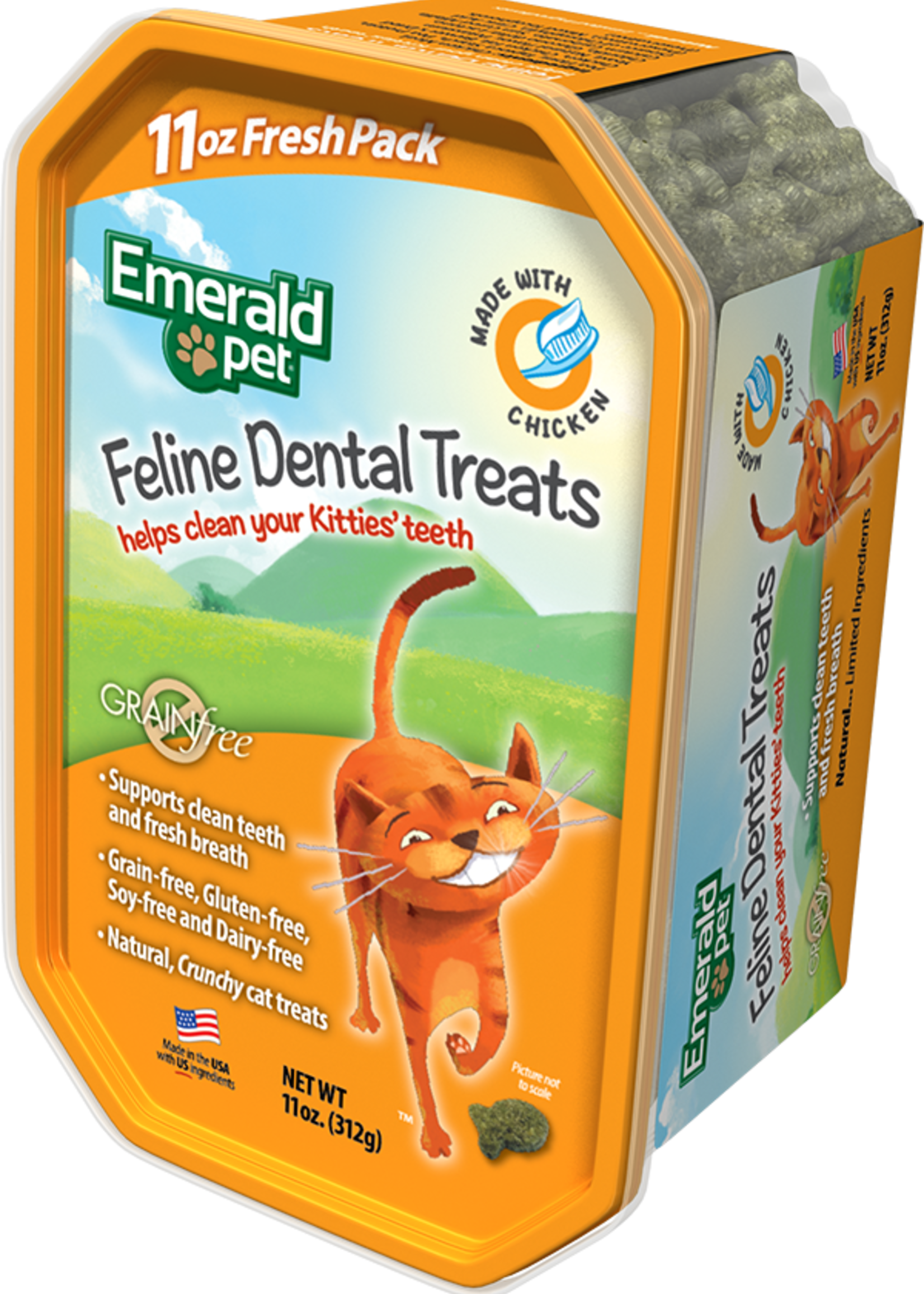 Emerald Pet Products Emerald Pet Cat Dental Treats Chicken