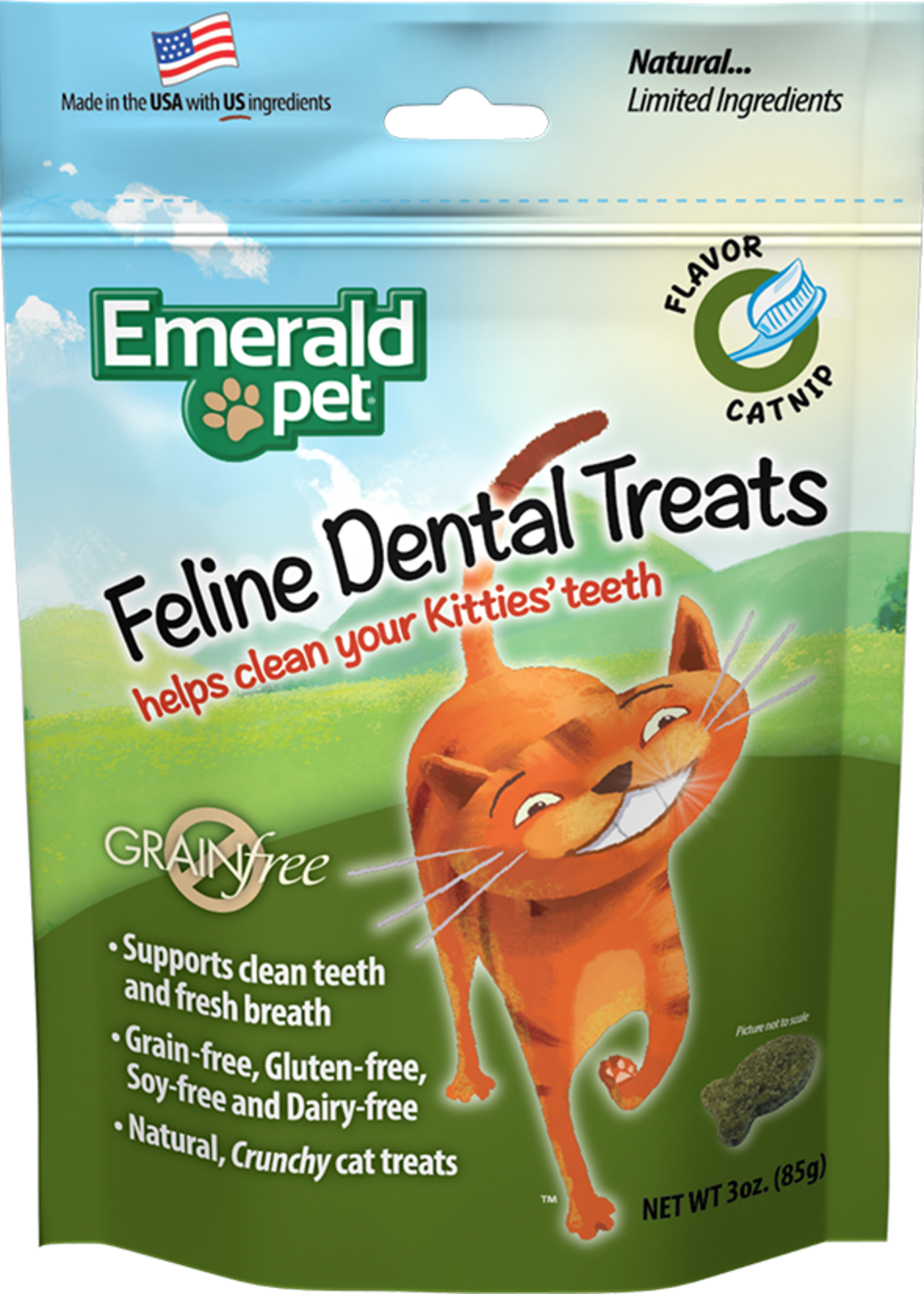 Emerald Pet Products Emerald Pet Cat Dental Treats Catnip