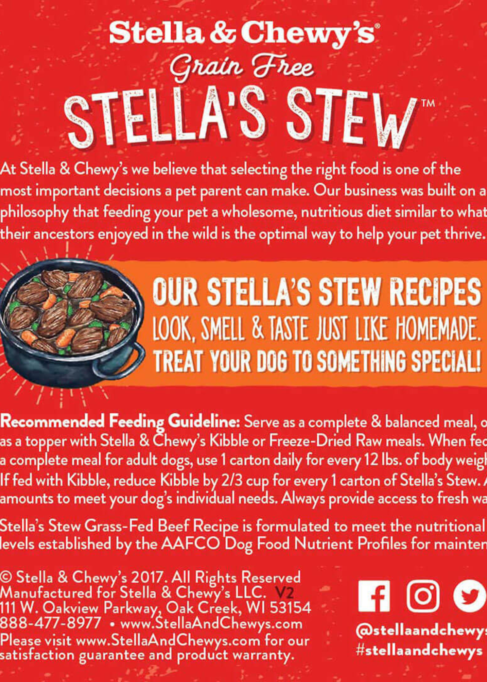 Stella & Chewys Stella & Chewy's Dog Can Stella's Stews Beef 11 oz