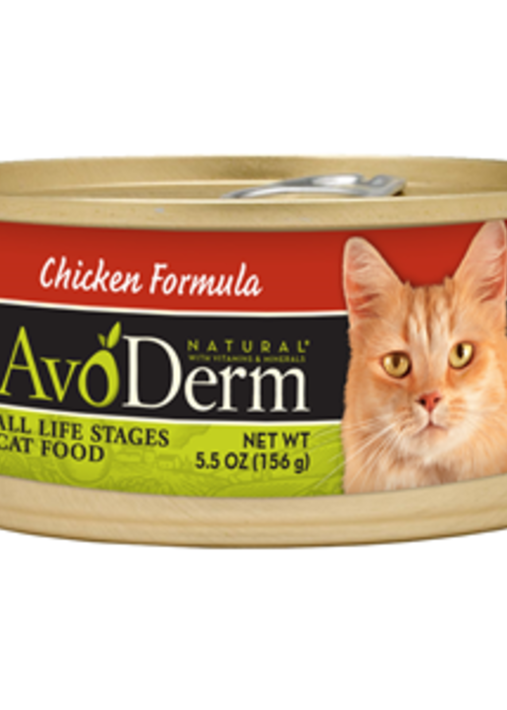 AvoDerm by Breeder's Choice AvoDerm Cat Can Chicken 5.5 oz