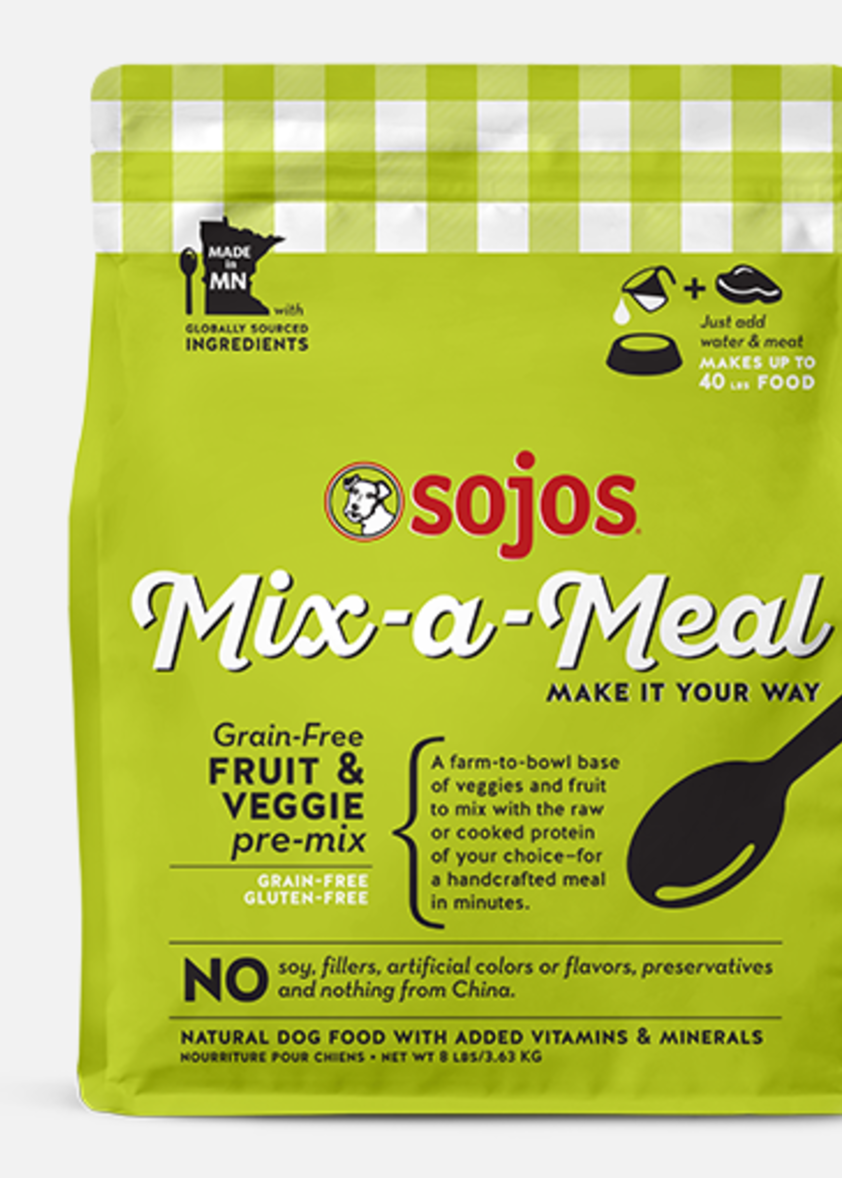 Sojo's Sojo's Dog Dehydrated Mix-A-Meal Grain Free Pre-Mix