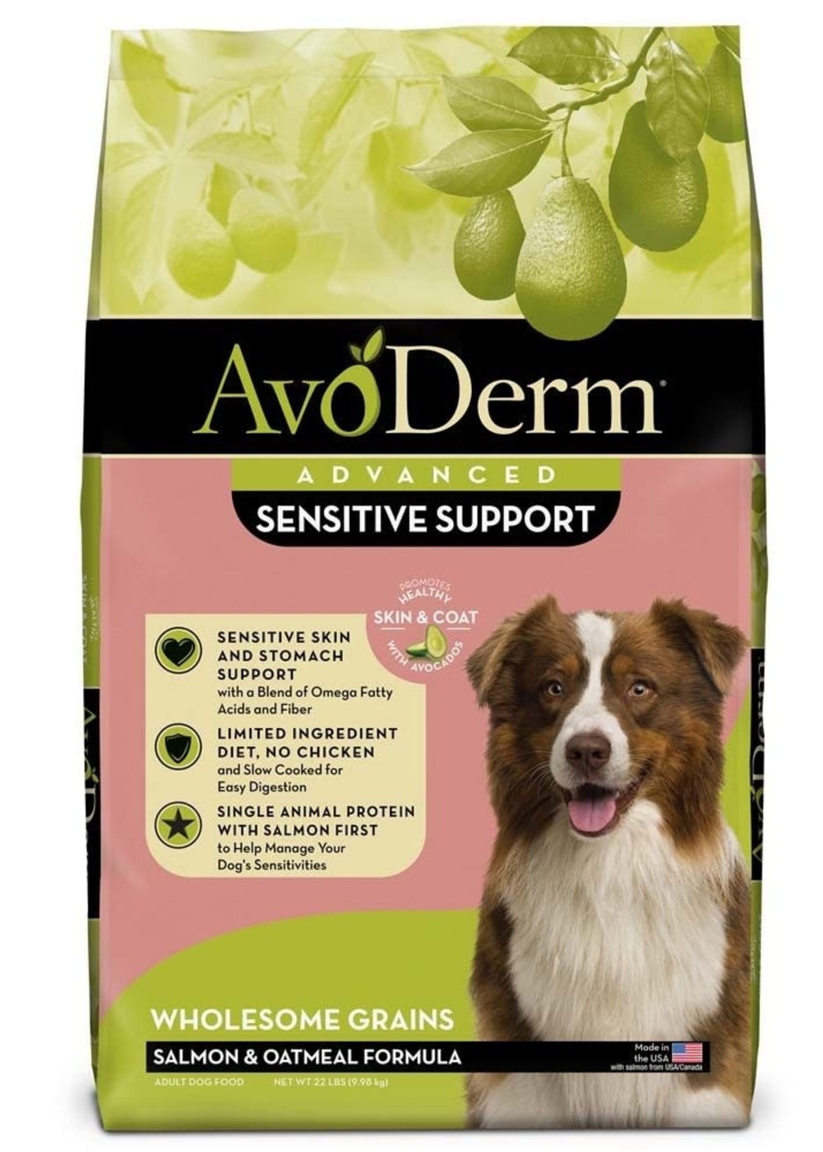 AvoDerm by Breeder's Choice AvoDerm Dog Dry Sensitive Salmon & Oatmeal 4lb