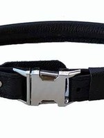 Euro-Dog Euro-Dog Quick Release 5/8in Rolled Collar 16-17" Black Medium