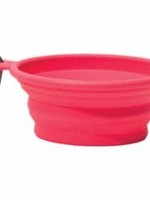 Messy Mutts Messy Mutts Collapsible Bowl Red 3cup