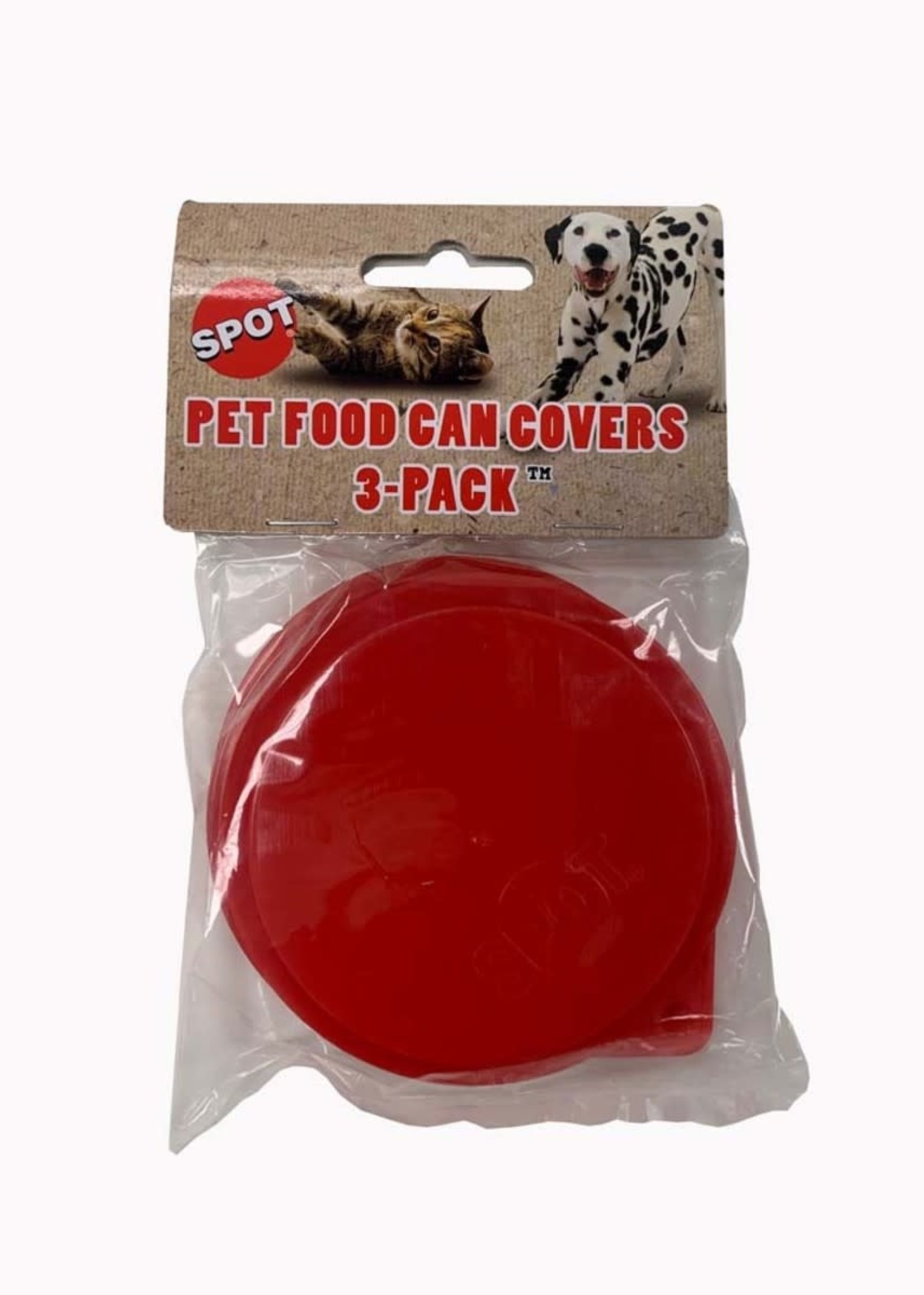 Spot Spot Pet Food Red Can Covers 3 Pack