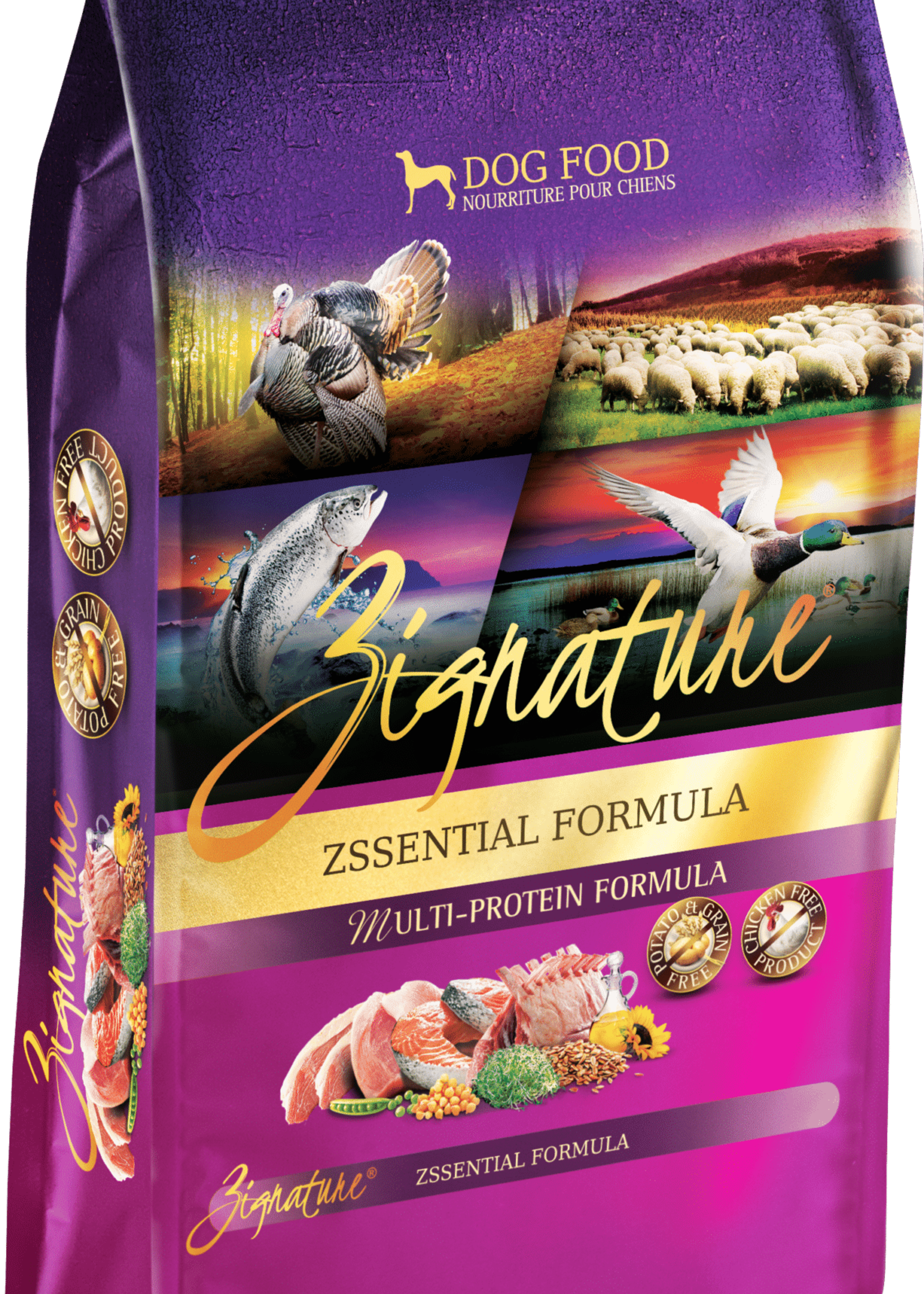 Zignature Zignature Dog Dry Multi Protein Zssentials 25 lbs