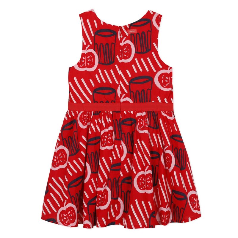 Catimini Robe Rouge Billie Le Kid Vetements Pour Enfants