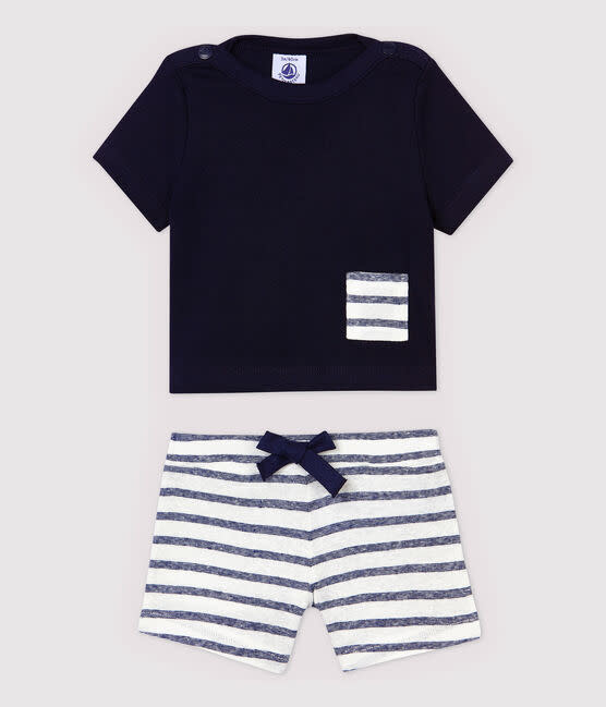 Petit Bateau Ensemble Bebe Fille Bebe Fille 0 24m Vetements Centroarco Com