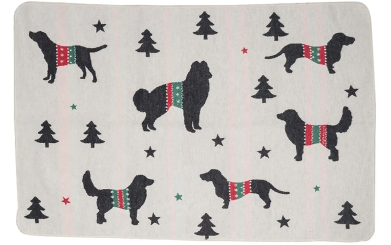 David Fussenegger David Fussenegger - Couverture pour animaux « chien de Noël »
