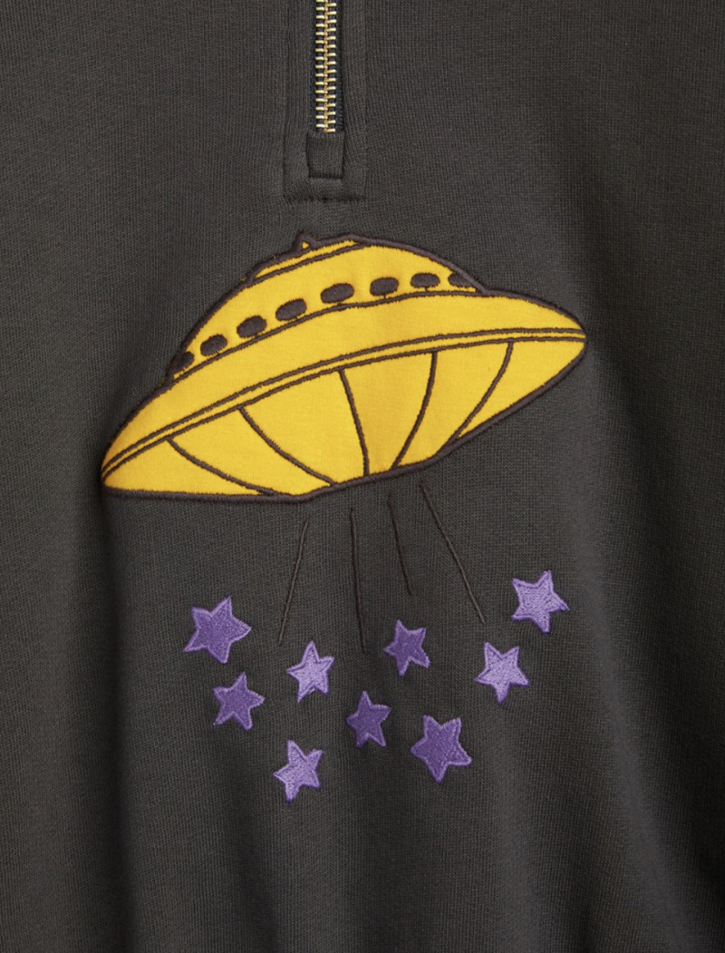 Mini Rodini Mini Rodini - UFO Half-Zip Sweatshirt