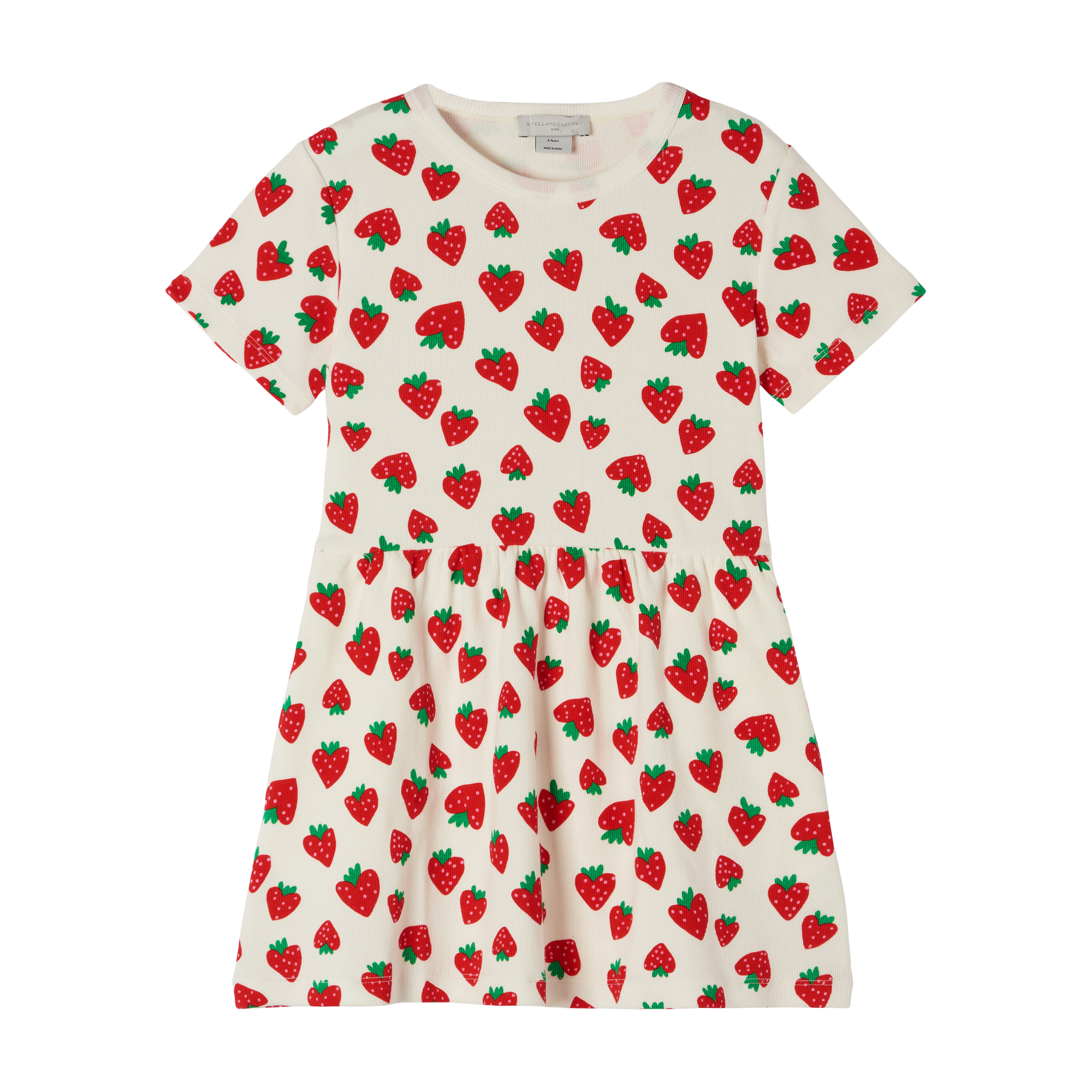 Stella McCartney Stella McCartney - Strawberries Jersey Dress