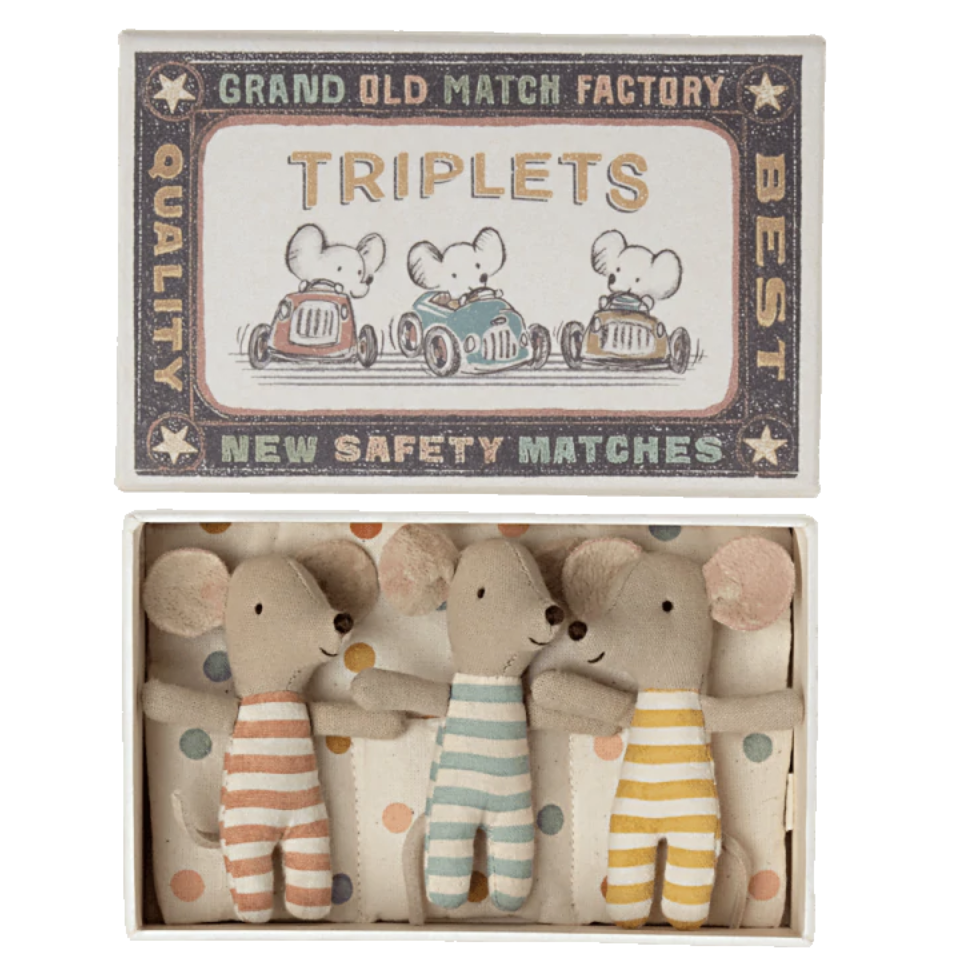 Maileg Maileg - Baby Triplets in a Box