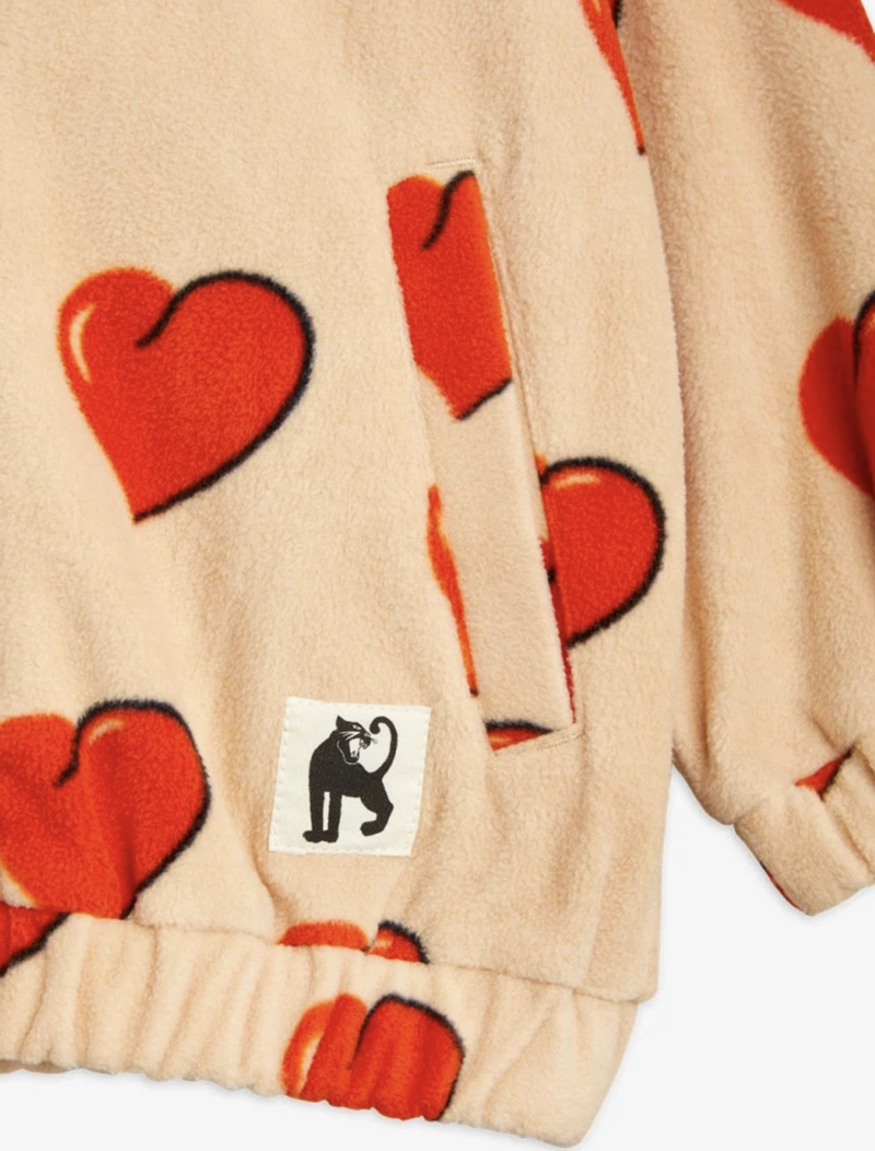 Mini Rodini Mini Rodini - Heart Fleece Jacket
