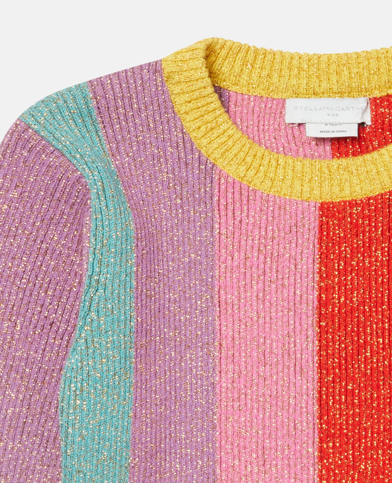 Stella McCartney Stella McCartney - Striped Lurex Sweater