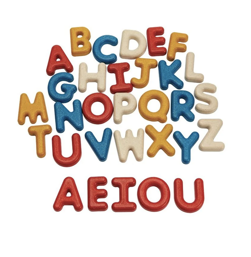 Plan Toys Plan Toys - Alphabet majuscule (31 pièces)
