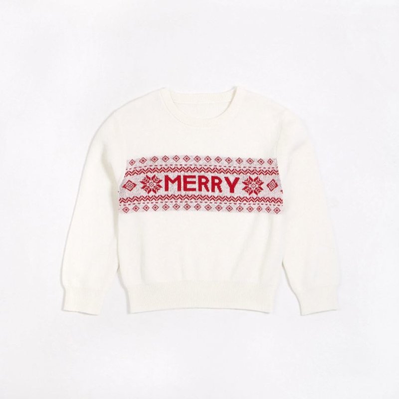 Petit lem Petit Lem - Fairisle Merry Knit Sweater
