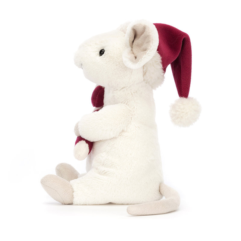 Jellycat Jellycat - Peluche Merry Mouse Candy Cane