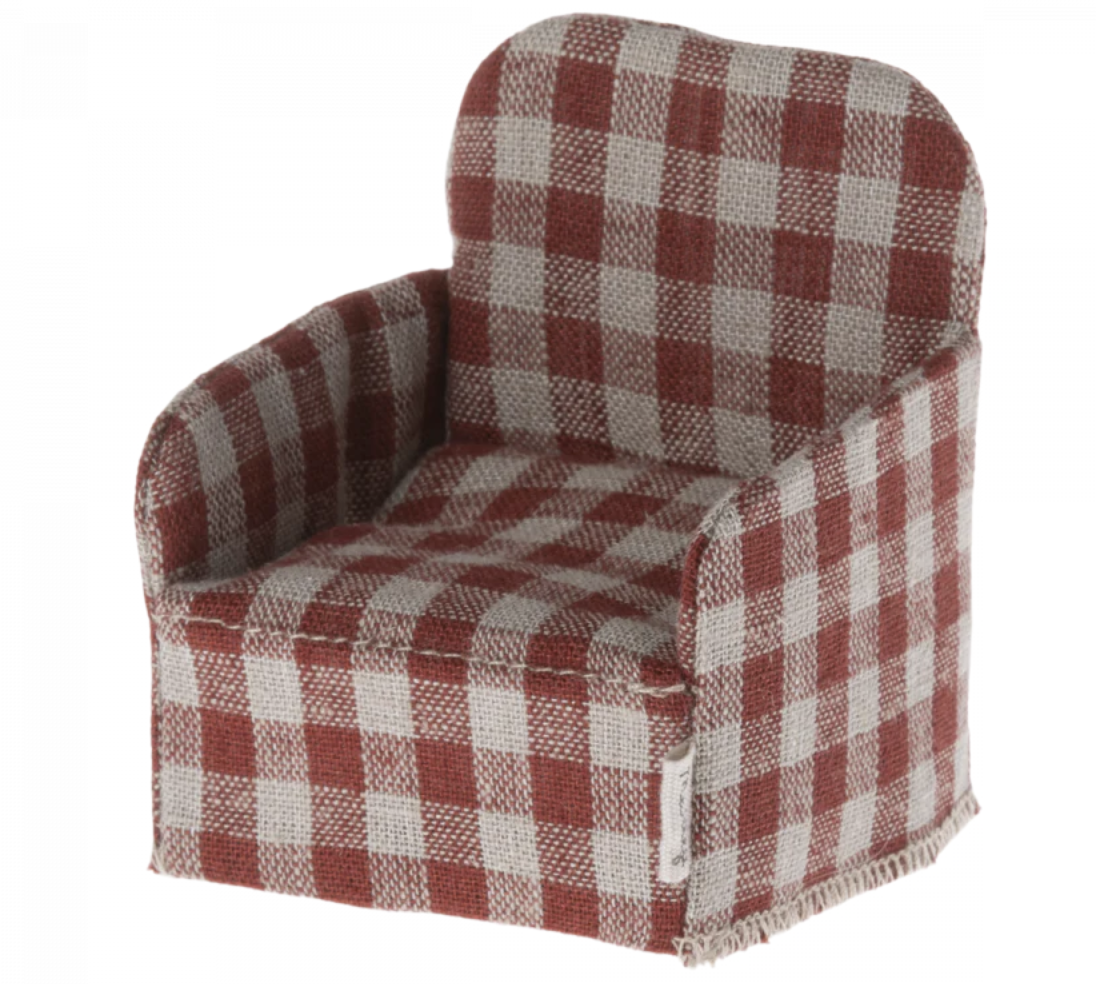 Maileg Maileg - Chair, Mouse - Red