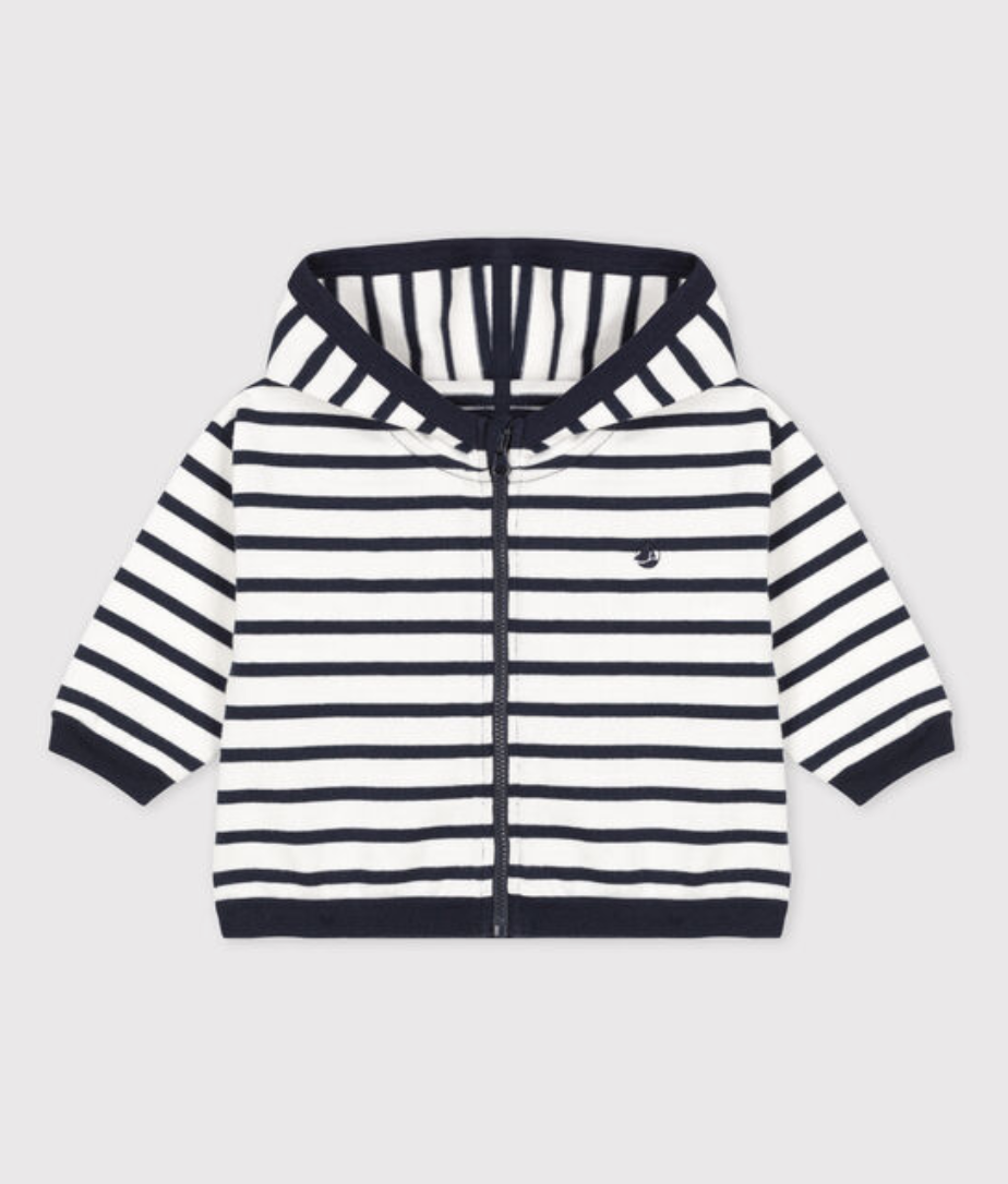 Petit bateau Petit Bateau - Sweatshirt Capuche Rayée