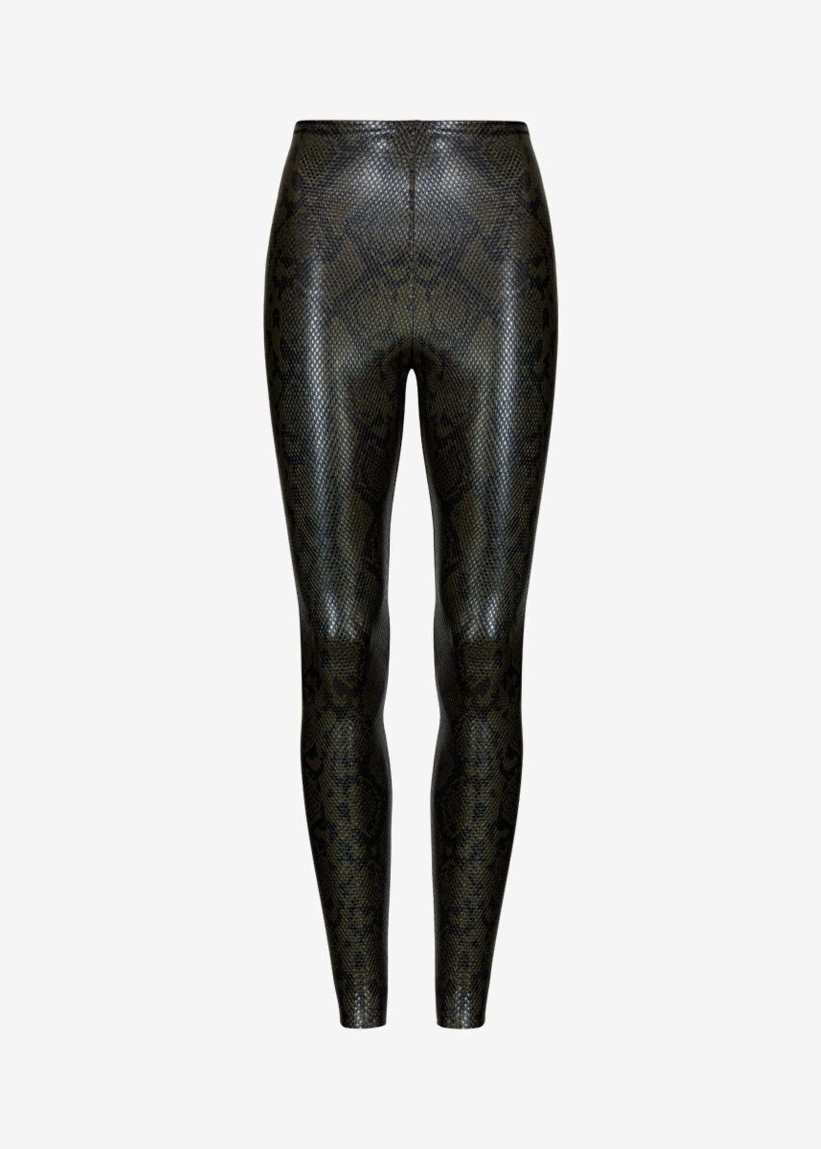 Commando Faux Leather Animal Legging 