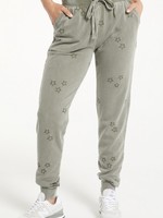 Z Supply Goldie Embroidered Star Jogger