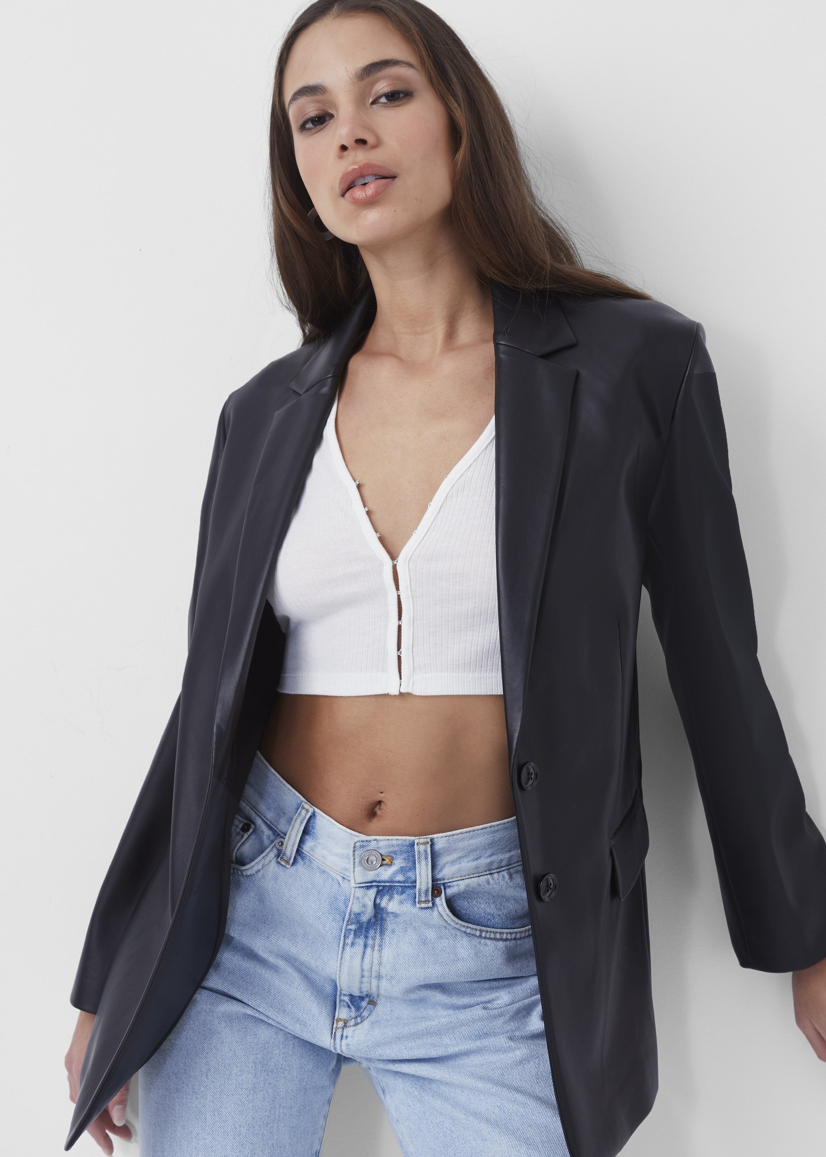 French Connection French Connection Crolenda PU Blazer