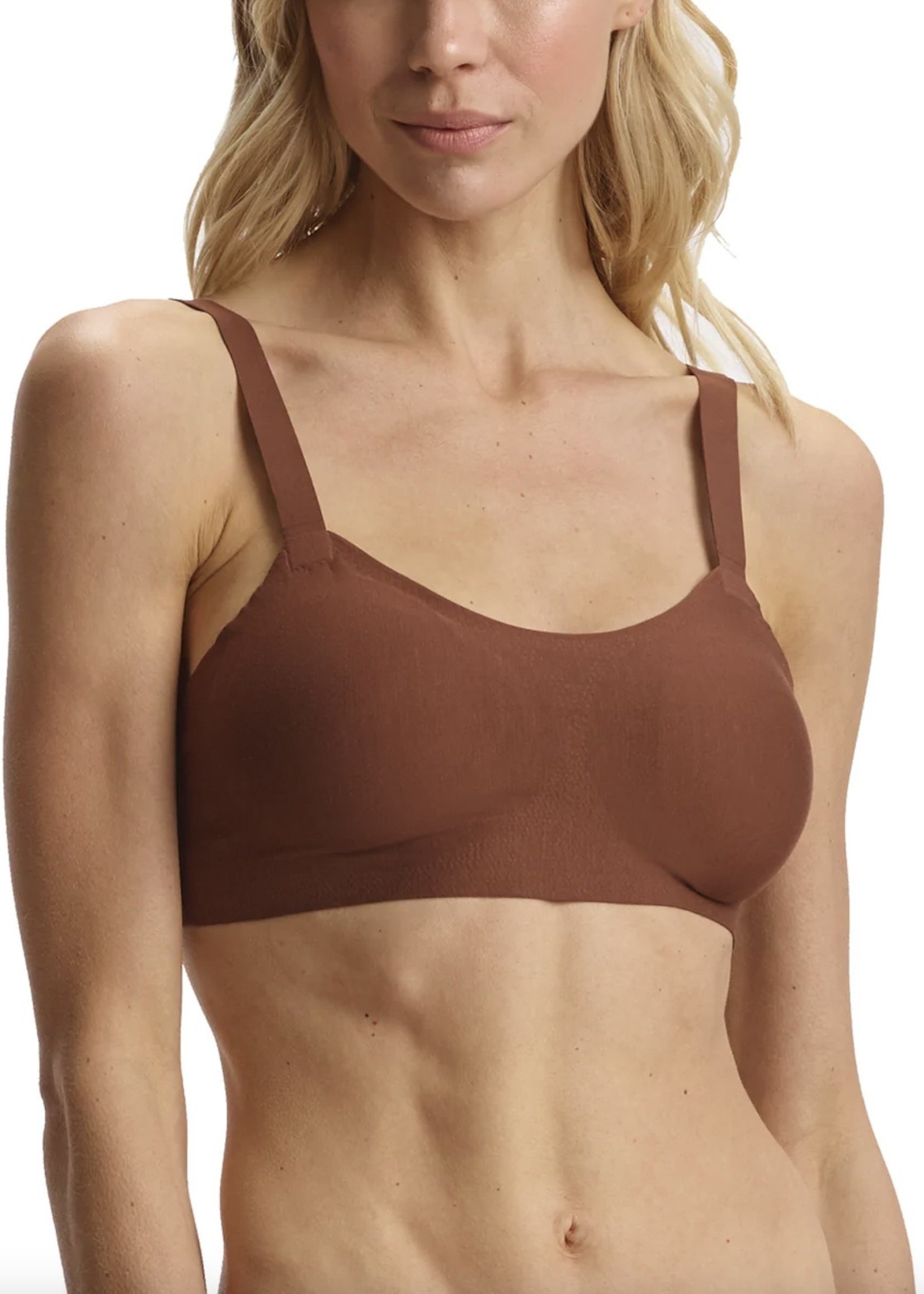 commando Women's Butter Soft Support Bralette, Beige, Tan, XS at