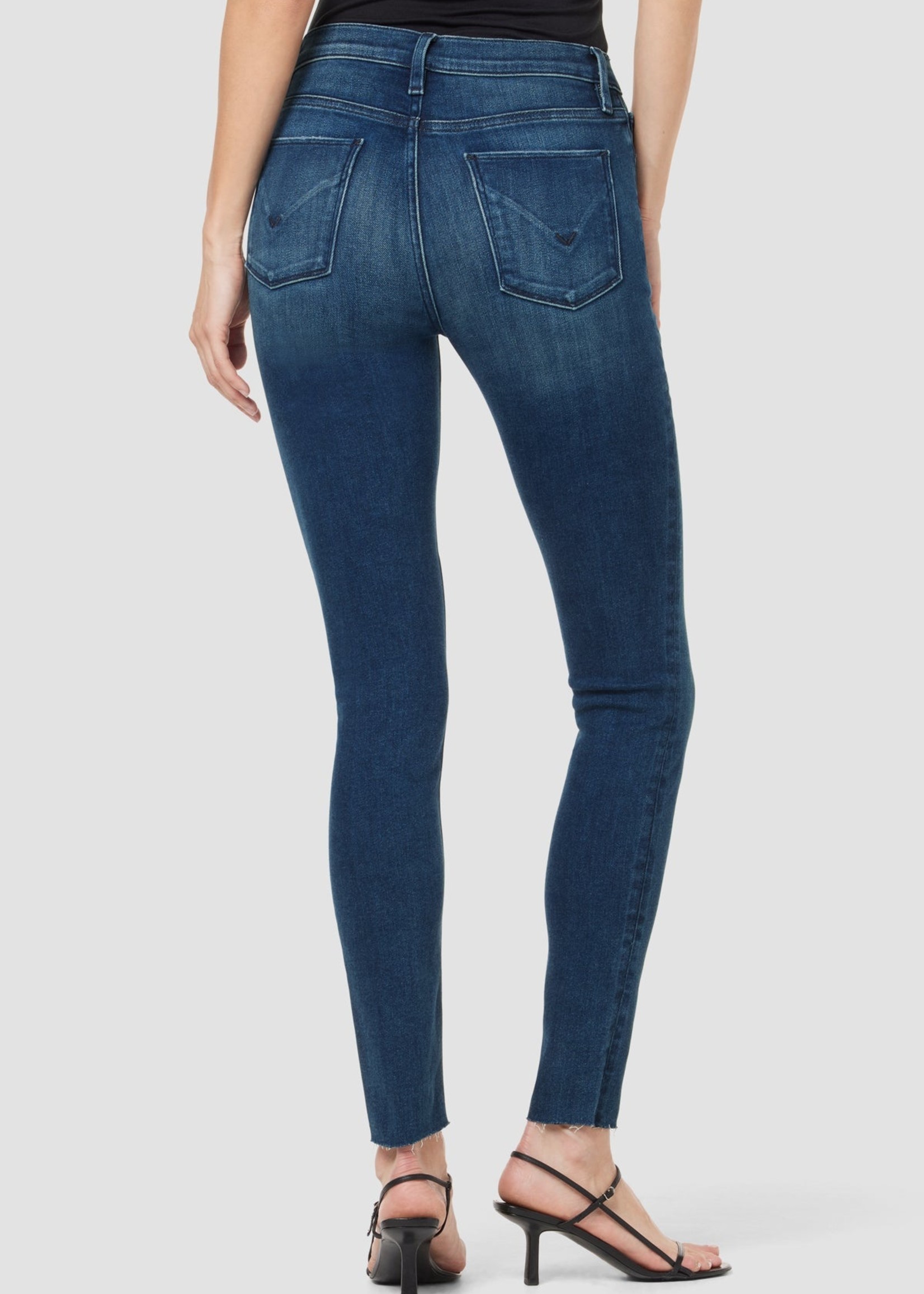 Hudson Barbara High-Rise Super Skinny Ankle Jean - Minky Mink