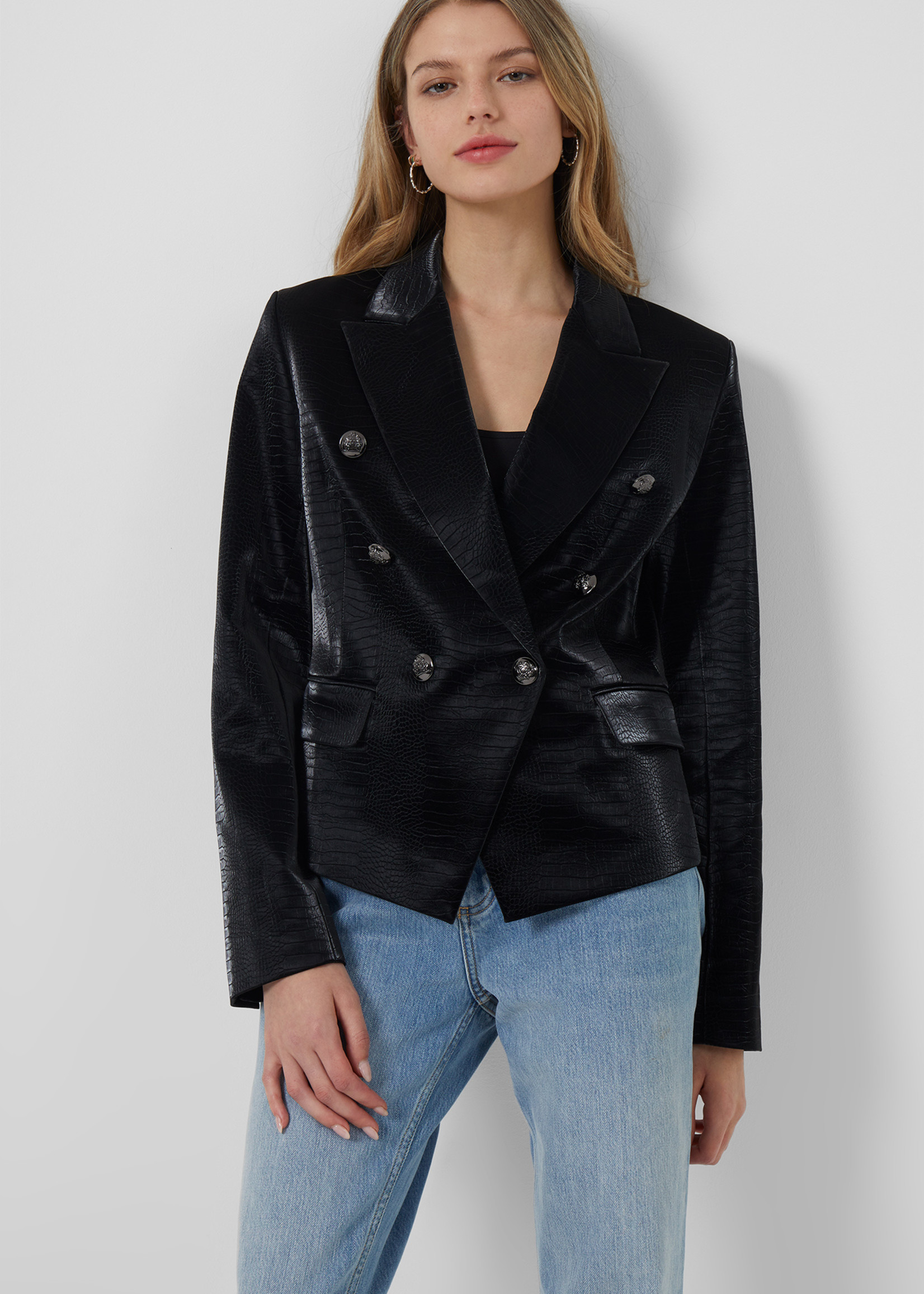 French Connection French Connection Ivar Croc PU Blazer