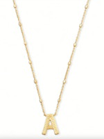 Kendra Scott Letter Pendant Necklace