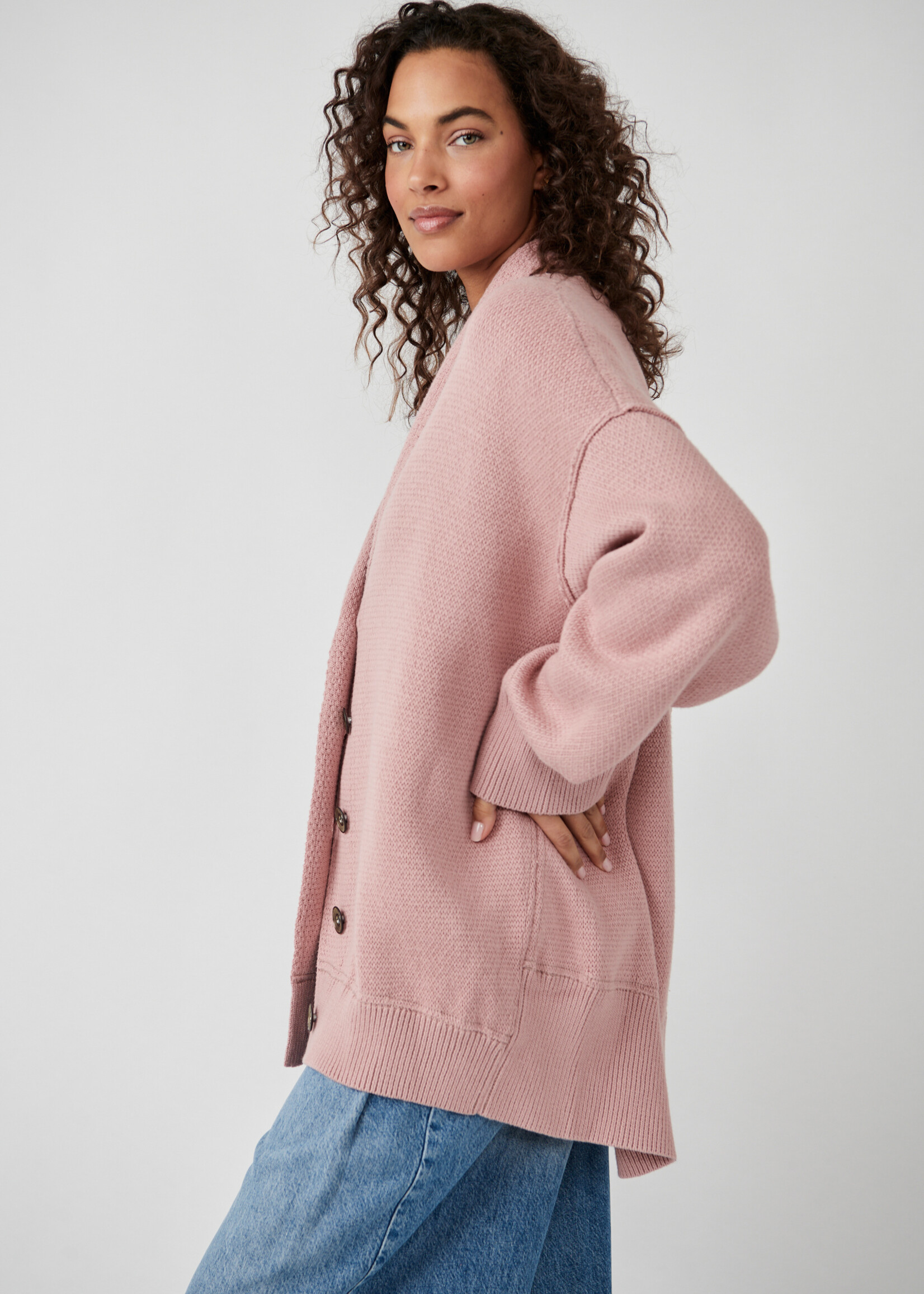 OB1724242 Chamomile Cardi - Minky Mink