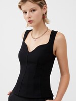 French Connection Whisper Sweetheart Neck Top