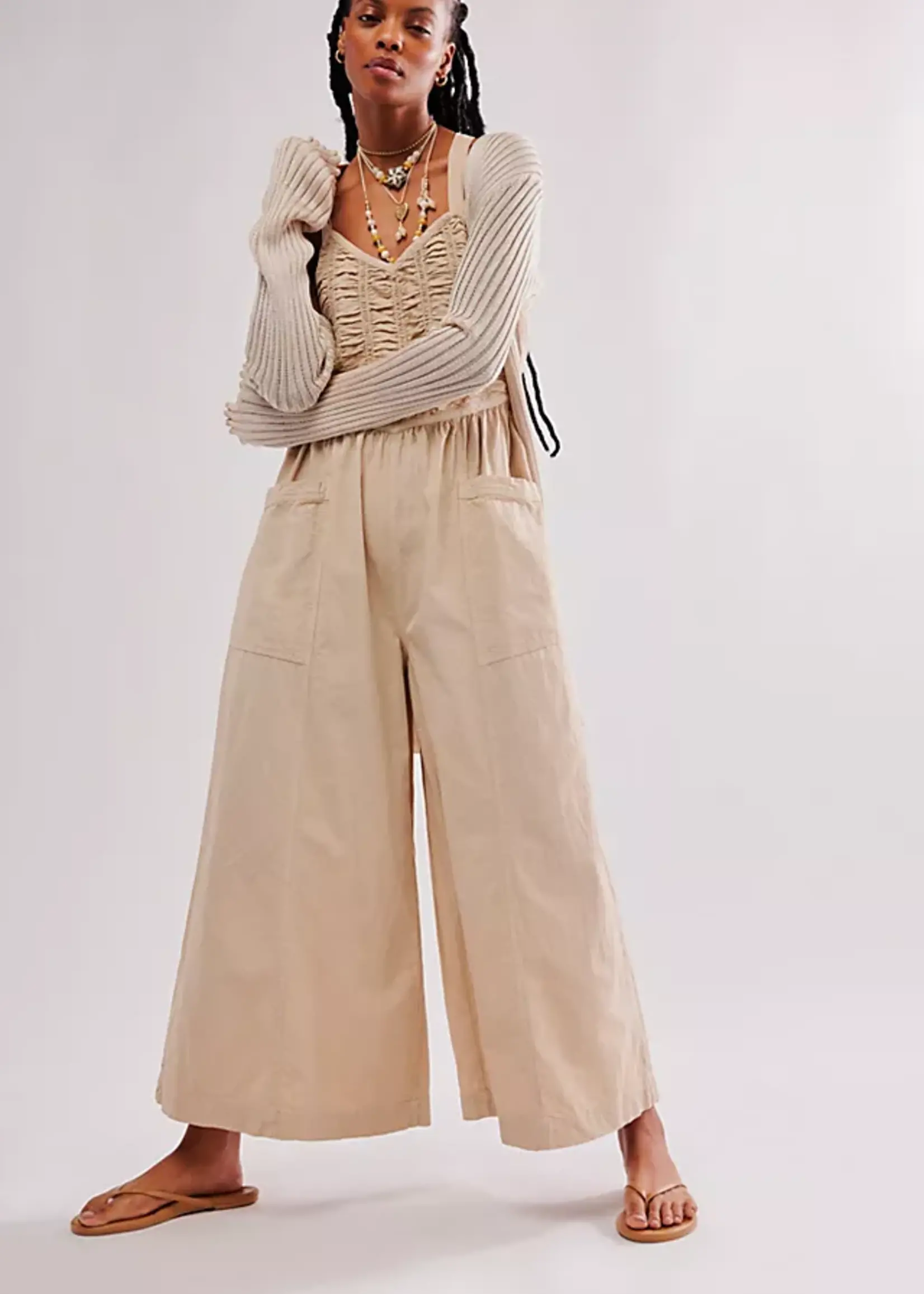Free People Free People Forever Always Ruched Jumpsuit