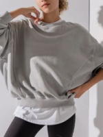 Urban Daizy Organic Cotton Pigment Washed Sweatshirt Top
