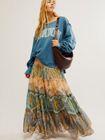 Free People Super Thrills Maxi Skirt