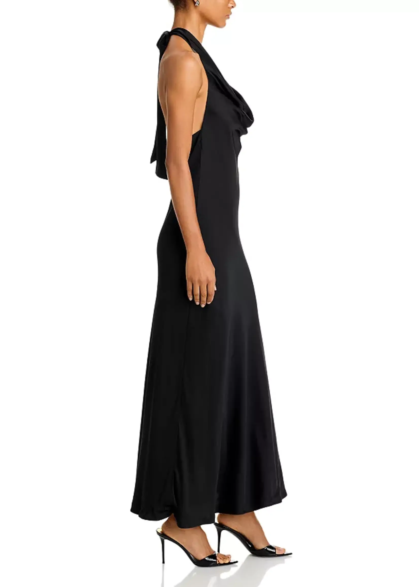 French Connection French Connection Ennis Satin Halter Dress