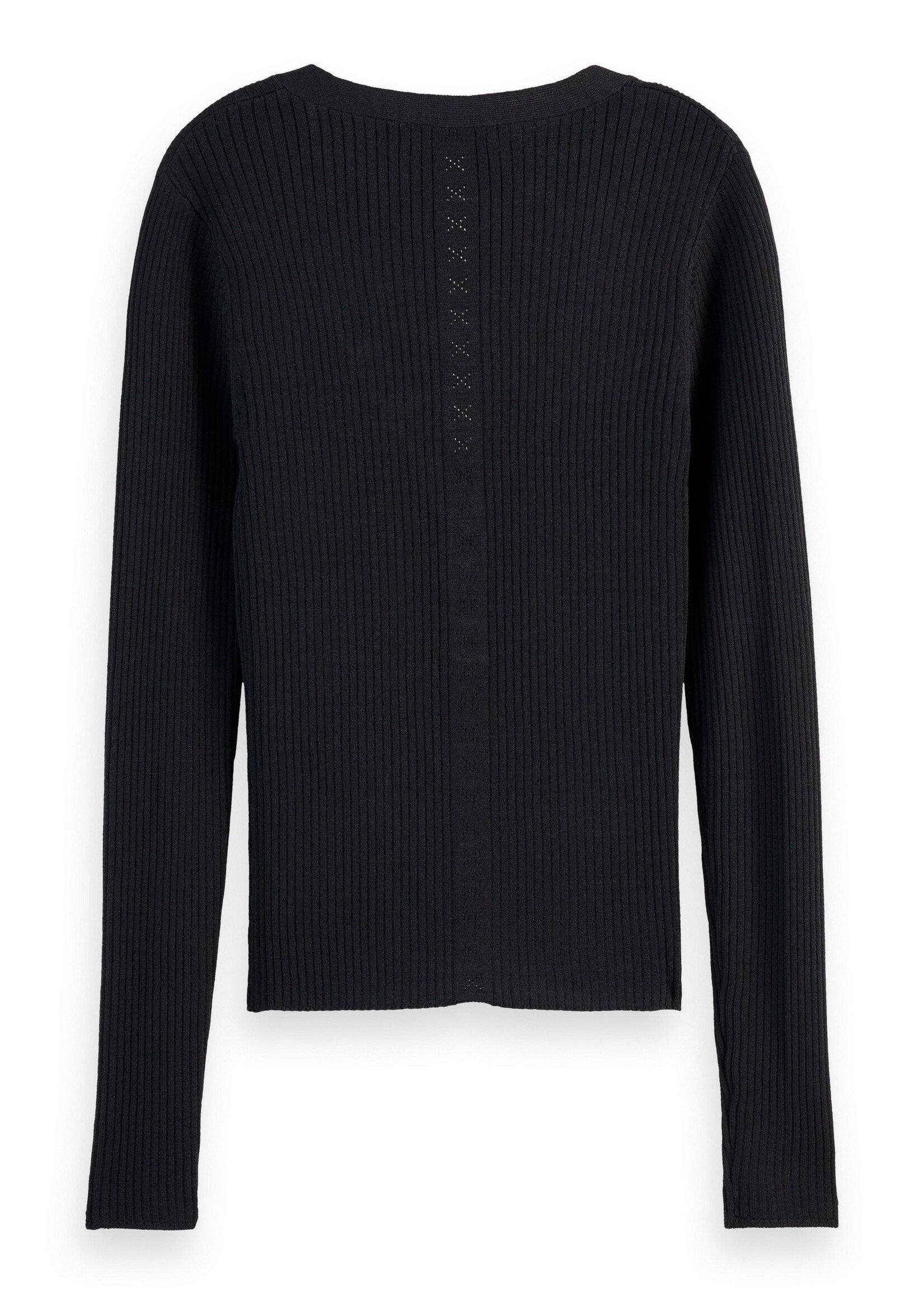 Scotch & Soda Scotch & Soda Ribbed Fitted Pullover