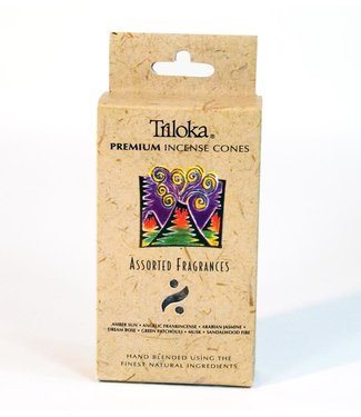 TRILOKA - ASSORTED FRAGRANCES 1 INCENSE CONE