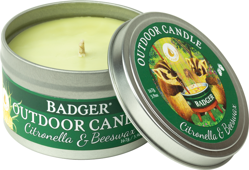 BADGER CITRONELLA & BEESWAX CANDLE Eusenses