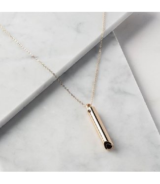 KOMUSO SHIFT PENDANT & CHAIN - 14K GOLD