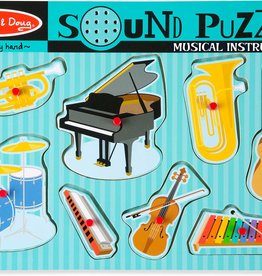 MELISSA & DOUG Musical Instruments Sound Puzzle