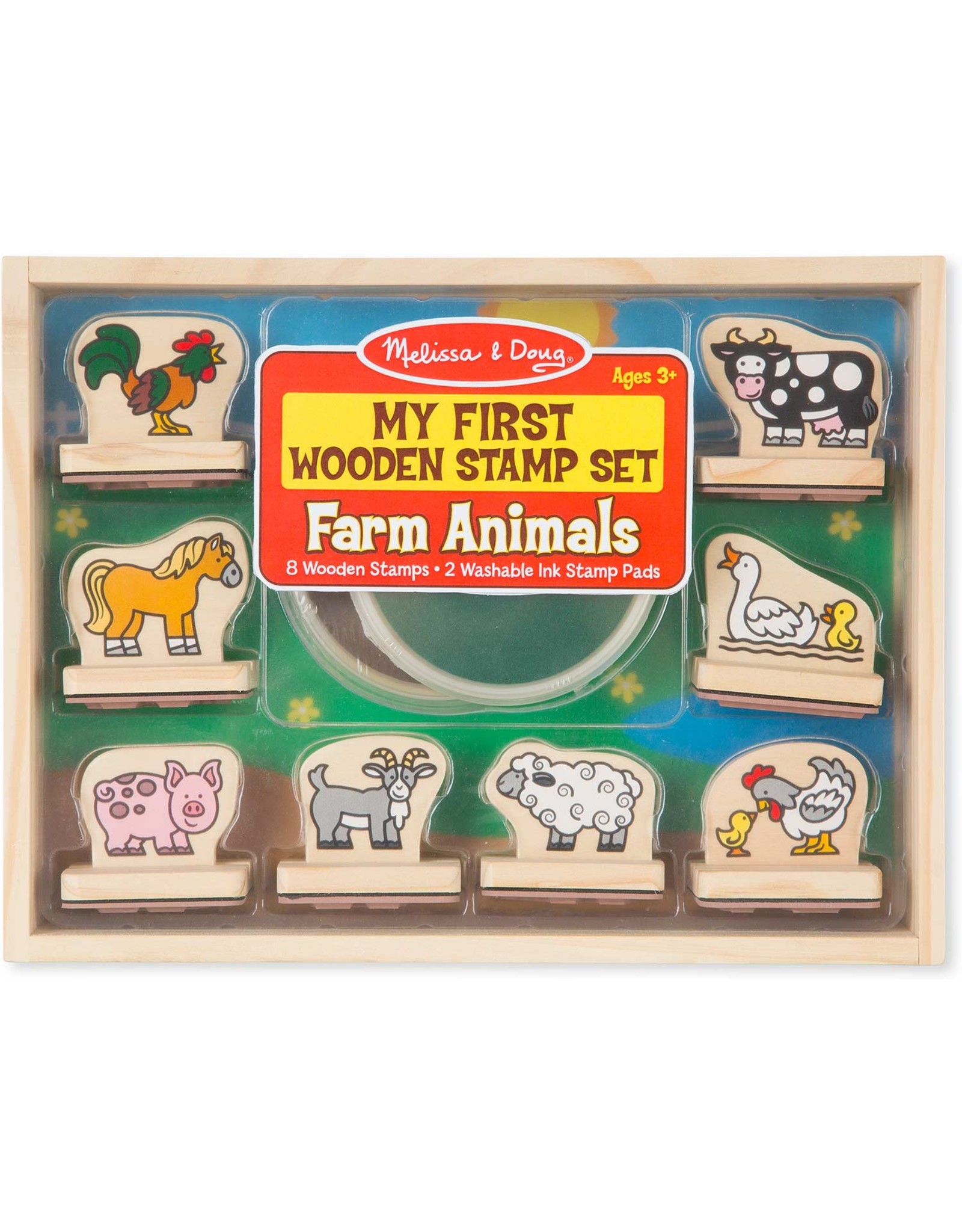 MELISSA & DOUG My FIRST Wooden STAMP SET-ANIMALS - Zen's Toyland MELISSA & DOUG My FIRST Wooden STAMP SET-ANIMALS - Zen's Toyland