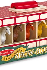 MELISSA & DOUG Take-Along Show-Horse Stable